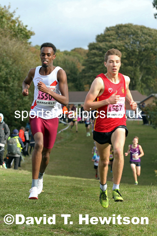 Junior mens 2021 National Cross Country Relays, Berry Hill Park, Mansfield. Photo: David T. Hewitson/Sports for All Pics
